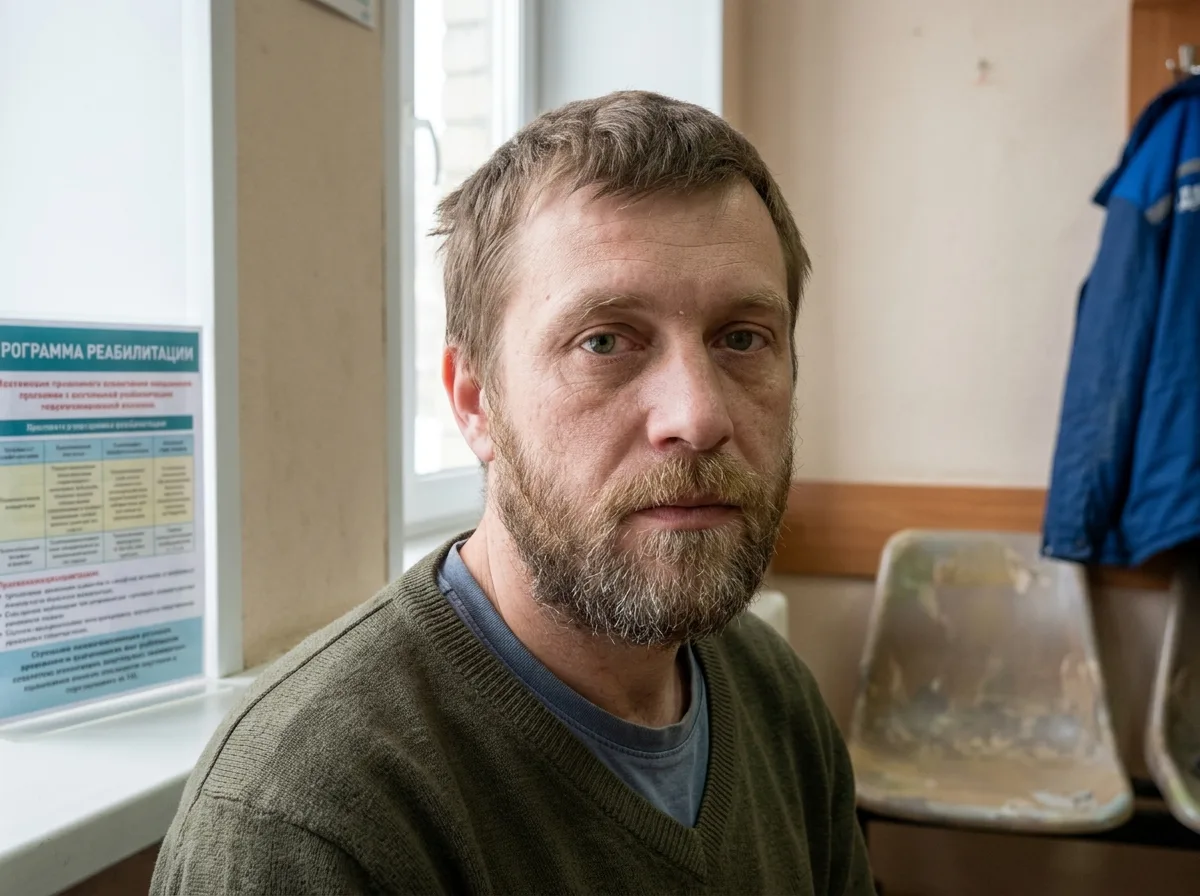 Аватар мужчины 37 лет, Евгений, нейтральный портрет пациента наркологической клиники